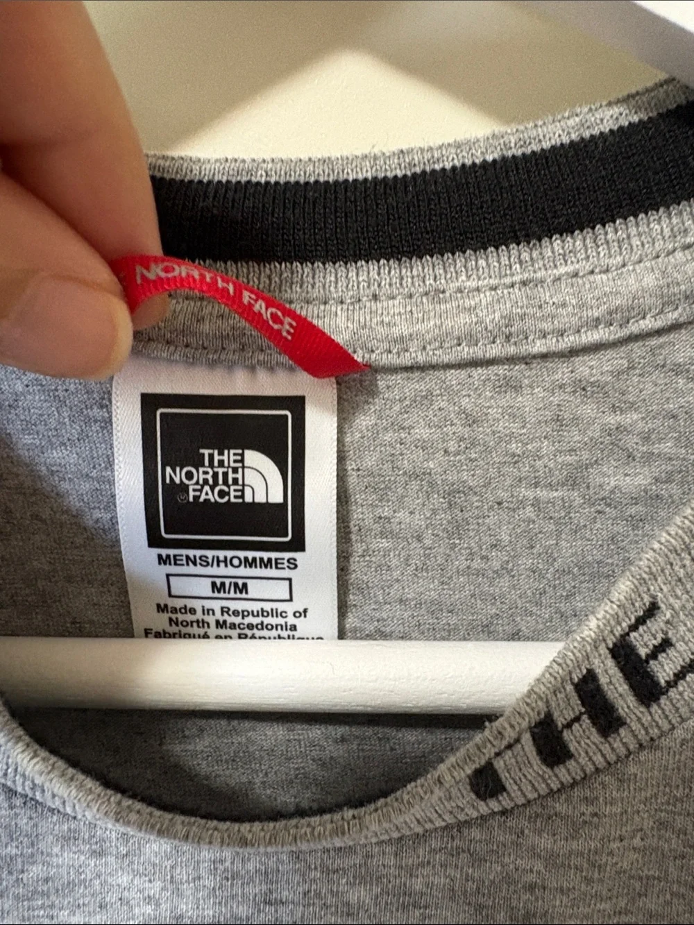 The North Face Men's Short Sleeve Crew Tee in Heather Grey